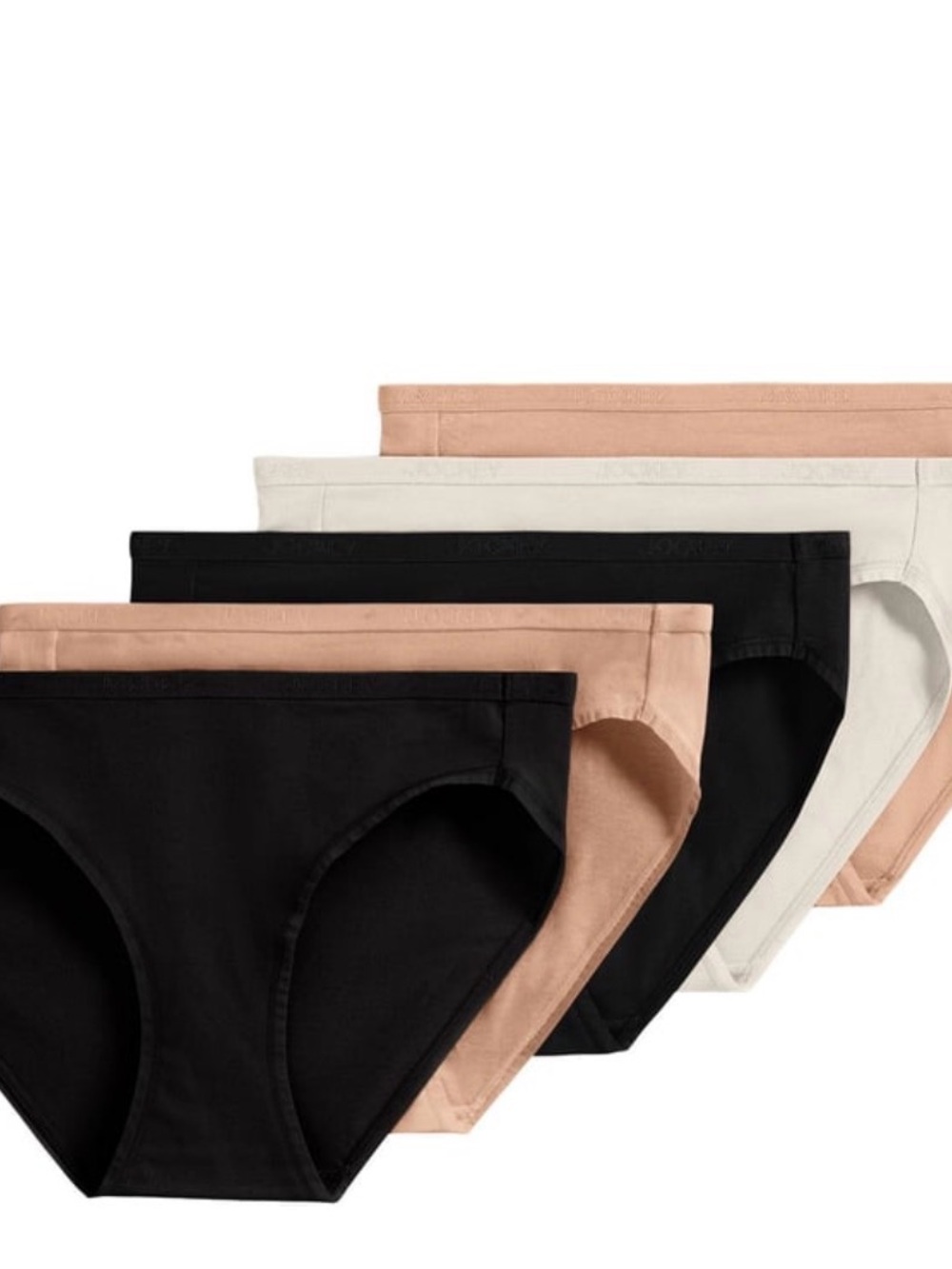 5Pack Jockey Women’s Organic Cotton Stretch Bikini